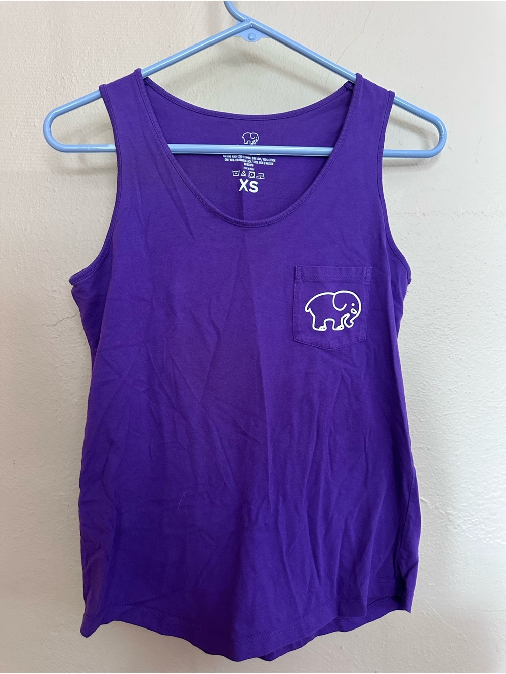 ivory ella Purple Pocket Tank Top